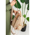 Just Polo Kadın Günlük Kullanıma Uygun Şık ve Kullanışlı Sırt Çantası Shopper Ebat : En 25 cm - Tek Ebat - Bej