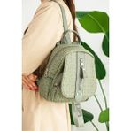 Just Polo Kadın Günlük Kullanıma Uygun Şık ve Kullanışlı Sırt Çantası Shopper Ebat : En 25 cm - Tek Ebat - Yeşil