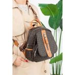 Just Polo Kadın Günlük Kullanıma Uygun Su Geçirmez Çok Bölmeli Sırt Çantası Shopper - Kahverengi - Taba