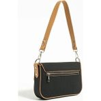 Just Polo Kadın Günlük Kullanıma Uygun Su Geçirmez Şık El ve Omuz Çantası Shopper Ebat: 23 x 14 cm - Siyah Taba