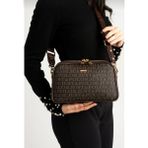 Just Polo Kadın Kahve 5 Bölmeli Çapraz Omuz Çantası -2053 - 028-Kahverengi