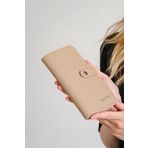 Just Polo Kadın Kilit Detaylı Cüzdan 1001-GD - Kum