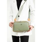 Just Polo Kadın Omuz Çantası 6011MH - Yeşil - Camel