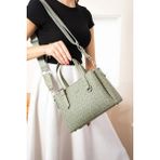 Just Polo Kadın Orijinal Just Polo Ayarlanabilir Askılı Şık El ve Omuz Çantası Shopper Ebat : 18 x 25 cm - Yeşil