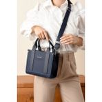 Just Polo Kadın Orijinal Just Polo Yeni Sezon Büyük Boy Lüks El Çantası Shopper Ebat : 25 x 30 cm - Tek Ebat - Mavi