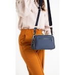 Just Polo Kadın Orijinal Just Polo Yeni Sezon Lakos Kumaş Lüks Omuz Çantası Shoulder Bag 16 x 26 cm - Mavi