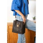 Just Polo Kadın Orta Boy Ayarlanabilir Askılı El ve Omuz Çantası Ebat: 22 x 23 cm Shopper - Kahverengi
