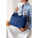 Just Polo Kadın Su Geçirmez Ayarlanabilir Askılı Büyük Boy Lüks Omuz Çantası Shoulder Bag Ebat: 27 x 30 cm - Tek Ebat - Kırmızı - Lacivert
