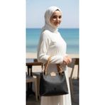 Just Polo Kadın Su Geçirmez Ayarlanabilir Askılı Büyük Boy Lüks Omuz Çantası Shoulder Bag Ebat: 27 x 30 cm - Tek Ebat - Siyah - Camel
