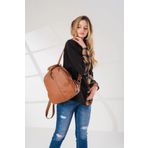 Just Polo Kadın Taba Yumuşak Deri Kol Ve Sırt Çantası 232134MH