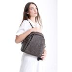 Just Polo Kahverengi Desenli Kadın Sırt Çantası