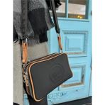 Just Polo Kopya - Kadın Yeni Sezon Lakos Omuz Çantası MH6000MH - Siyah - Camel