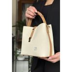 Just Polo LB-4002 Krem Kadın Omuz Çantası