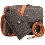Just Polo MDS2186-1001 Kahverengi Taba Kadın Omuz Çantası