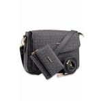 Just Polo MDS2186-1002 Siyah Kadın Omuz Çantası