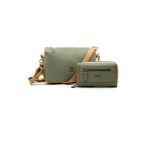 Just Polo MDS4036-1006 Yeşil Kadın Omuz Çantası Cüzdan Kombini