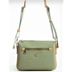 Just Polo Orijinal Kadın 3 Bölmeli Lüks Omuz Çantası Shopper - Tek Ebat - Yeşil