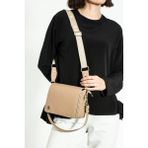 Just Polo Orta Boy 2 Askılı 3 Bölmeli Kadın Omuz Çantası Justpolo TYC001ETK5007 - Vizon