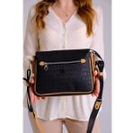 Just Polo PBU4013 Siyah Taba Kadın Omuz Çantası