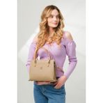 Just Polo Şıklığın ve Zarafetin Buluştuğu Shopper Kum Kadın El Çantası Shoulder Bag
