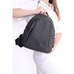 Just Polo Siyah Desenli Kadın Sırt Çantası