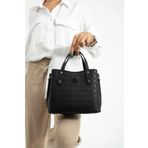 Just Polo Taş 2 Bölmeli Omuz Çantası Monogram 2197MH