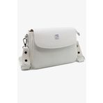 Just Polo Yeni Sezon Kolon Askılı 4 Bölmeli Beyaz Kadın Omuz Çantası 21x16cm PBU2174