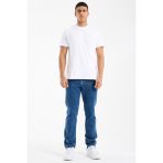 JUST UNIQUE DENIM J.U.D Rene 279 Erkek Koyu Mavi Jean Pantolon Straight Kesim Normal Bel Rahat Kalıp - 36 / 30