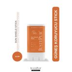 JUSTEPUR Sun Shield Stick Yüz Güneş Kremi Suya Dayanıklı SPF 50+ PA++ UVA UVB Yüksek Koruma 15 gr Çevirmeli