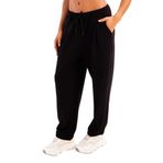 JUSTEVER Oversize Fit Beli Lastikli Cepli Rahat Kesim Kadın Eşofman Altı Pantolon - Flex, Vizon, L