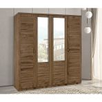 Justo Ceviz Gardrop - 4 Kapılı
