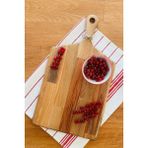 justwood Freya Doğal Ahşap Kayın Ağacı Kesme ve Sunum Tahtası 47x26 Cm
