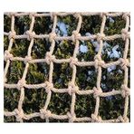 Jüt halat ağı, 4 mm güvenlik halatı, balkon, iç ve dış dekorasyon, kenevir ağı (1 x 1 m) ev ve bahçe kullanımı