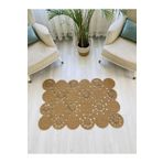 JÜTEX HOME jüt Hasır görünümlü Desenli Modern El Örgüsü dikdörtgen Halı Kilim