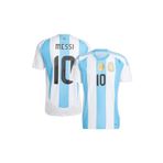JUVANZ Lionel Messi Arjantin Yeni Sezon 2025 Yetişkin Futbol Forması (Beyaz-mavi)