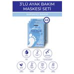 Juvenis Ayak Maskesi Seti Nemlendirici Çatlak Karşıtı E Vitaminli Pürüzsüzleştiren 3'lü Kapsayıcı Bakım Seti
