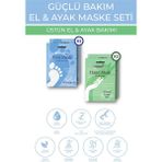 Juvenis Kozmetik El Ve Ayak Maskesi Seti Buğday Yağlı E Vitaminli Nemlendirici 4'Lü Bakım Seti