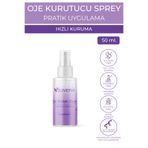 Juvenis Oje Kurutucu Sprey Hızlı Oje Kurutucu İz bırakmayan E Vitaminli Oje Kurutucu Sprey 50 ml.