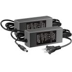 Juyace 12V 5A Güç Kaynağı Led Şerit Işık 120V - 12V Transformatör Girişi 5,5x2,1mm 60W 12V AC DC Adaptör (2'li Paket)