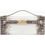 Jw Pei Bria Structured Top Handle Bag Croc Vegan Deri Kadın Çanta - Beyaz