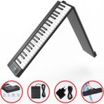 Jwın Jdp-8800 Katlanabilir Tus Hassasiyetli Bluetooth + Sarjli Piyano - Siyah