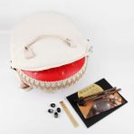 Jwin Jtn-1415 14 Inc 15 Ses Ton Celik Handpan Tongue Drum Davulu - Kirmizi