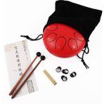 Jwin JTN-68 6 inç 8 Ton Kırmızı Handpan Tongue Davul