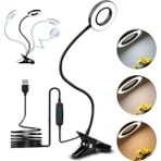 Jwin MB-500 Ledli Masa Büyüteç - 1 Adet - Siyah