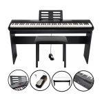 Jwin Sapphire Sdp-110 Çekiç Aksiyonlu 88 Tuşlu Dijital Piyano + Tabure - Siyah
