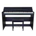 Jwin Sapphire Sdp-145 Çekiç Aksiyonlu 88 Tuşlu Dijital Piyano + Tabure - Siyah