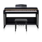 Jwin Sapphire SDP-214 Çekiç Aksiyonlu 88 Tuşlu Dijital Piyano + Tabure - Siyah