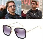 Jwl İron Man Tony Stark Ünlü Modern çerçeve Erkek Güneş Gözlükleri Çerçeve Modelleri