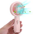JYPS Taşınabilir El Fan, Şarj Edilebilir Pilli Güçlü Mini USB Fan, Çocuklar/Kadınlar/Kızlar Okul ve Açık Seyahat için Sevimli Kişisel Küçük Elektrikli Fan
