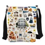 JYTAPP Gilmore Story Stars Hollow Crossbody Çanta Luke's Diner Gilmore Film Hayranları Hediye Çantası Yıldız İçi Boş Karakter Gilmore Merch, Bej, Small